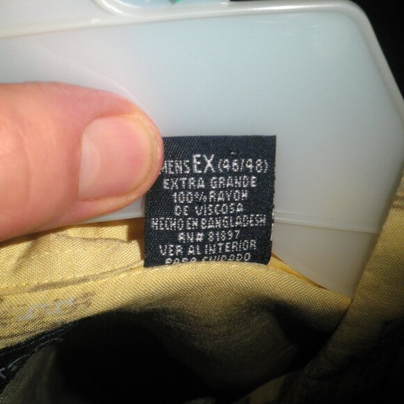 Vintage Puritan Men's Hawaiian Shirt XL Viscose Rayon Short Sleeve - Picture 4 of 4